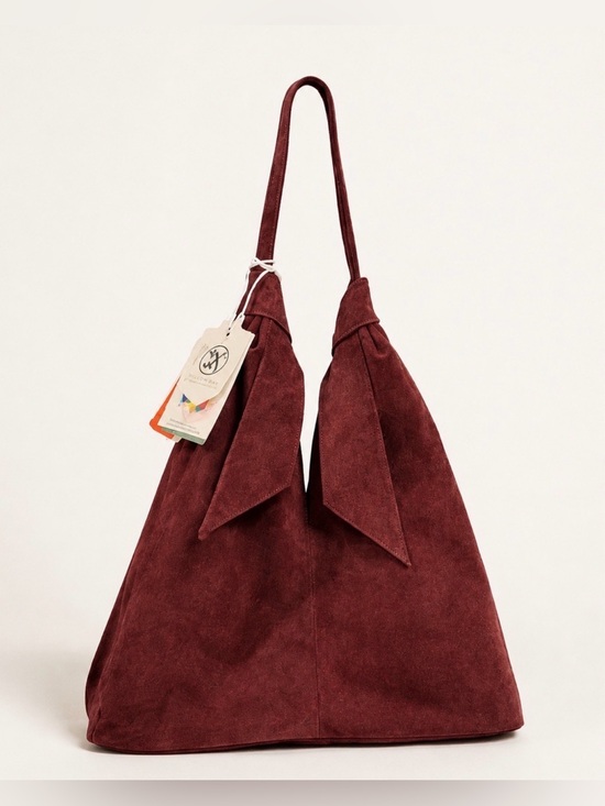 Divina Firenze Handbags - Divina Firenze hobo Bag -genuine leather color (wine)